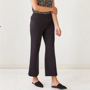 Brass Clothing Kick Crop Black